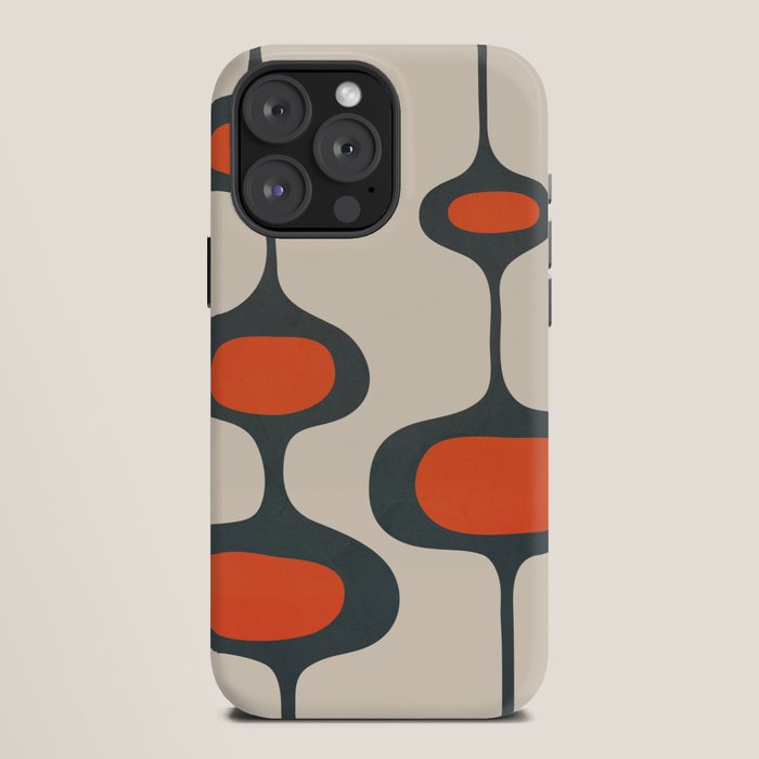 Mid-Century Modern Abstract Art 28 iPhone Case Gallery Image 12