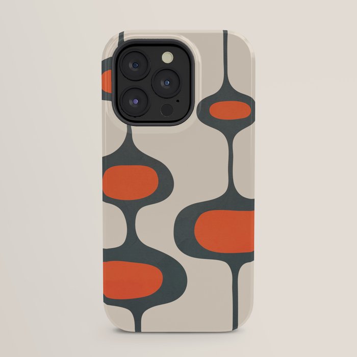 Mid-Century Modern Abstract Art 28 iPhone Case Gallery Image 23