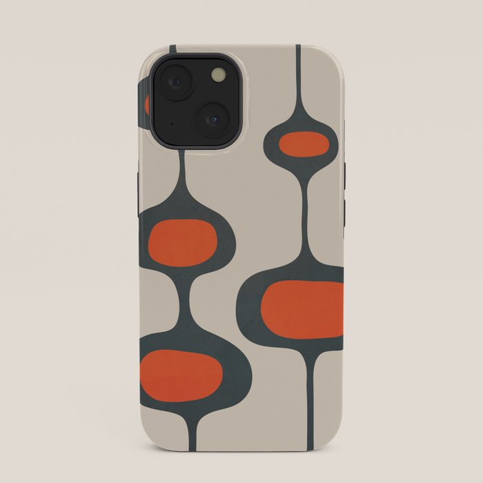 Mid-Century Modern Abstract Art 28 iPhone Case Gallery Image 33