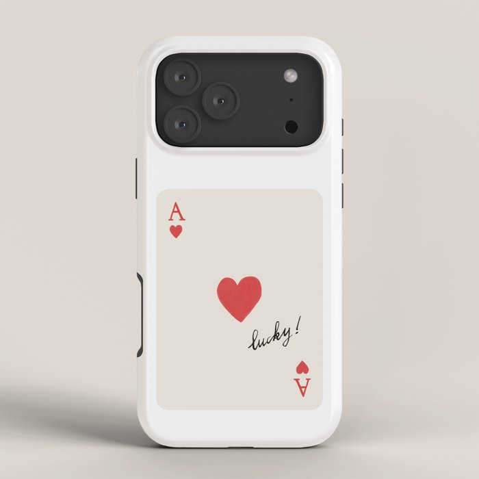 Ace of Hearts - Lucky Red iPhone Case Gallery Image 4