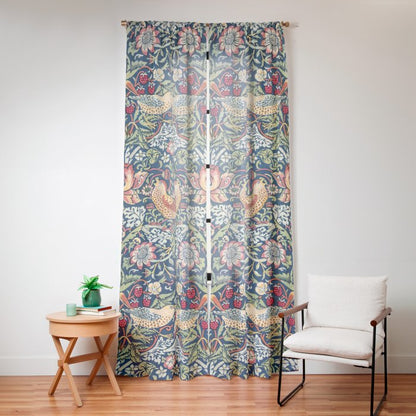Strawberry Thief by William Morris Window Curtain Gallery Image 12