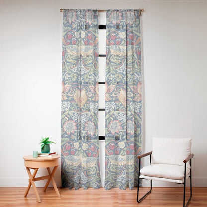 Strawberry Thief by William Morris Window Curtain Gallery Image 24
