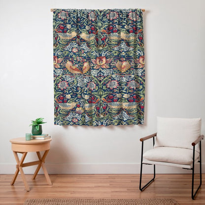 Strawberry Thief by William Morris Window Curtain Gallery Image 7