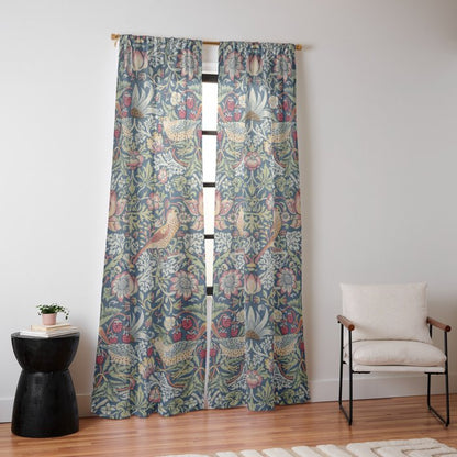 Strawberry Thief by William Morris Window Curtain Gallery Image 14