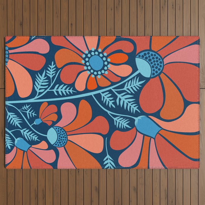 Flower Power IV Outdoor Rug Gallery Image 3