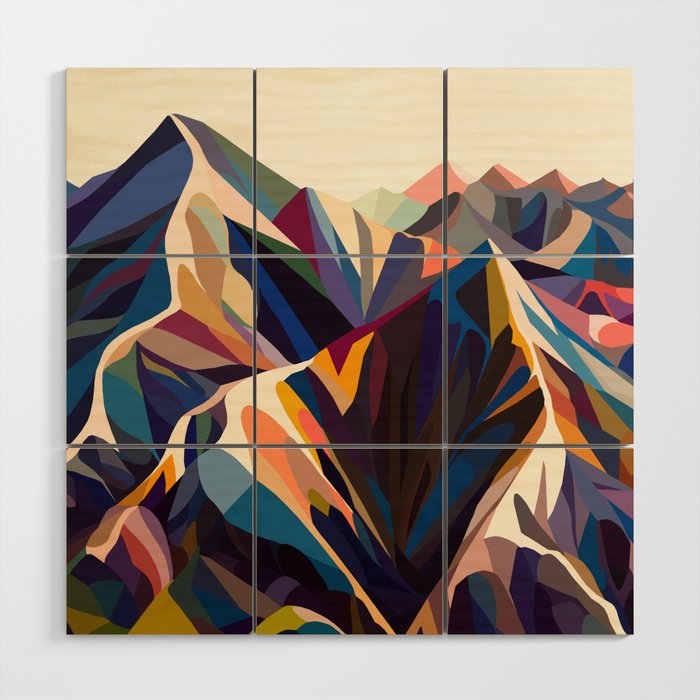 Mountains original Wood Wall Art Gallery Image 3