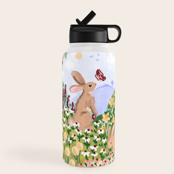 Spring Bunnies Water Bottle Gallery Image 4