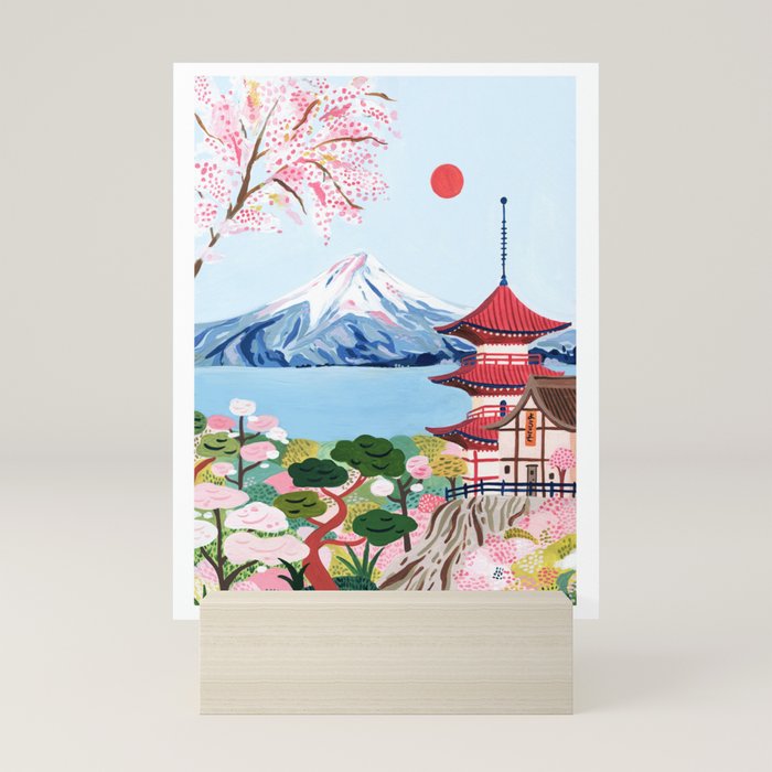 Mount Fuji Japan Mini Art Print Gallery Image 5
