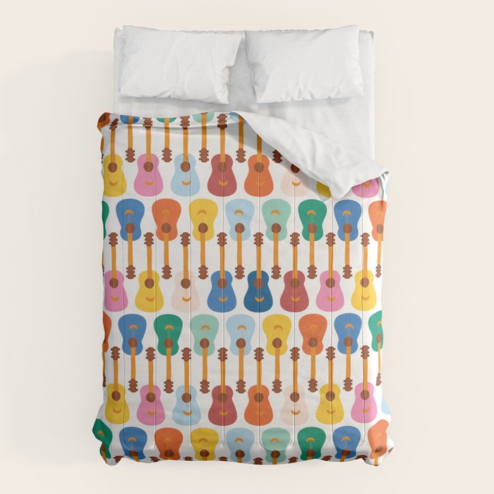 Colorful Guitars Comforter Gallery Image 6