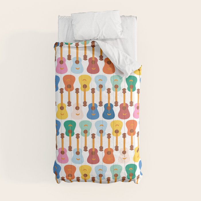 Colorful Guitars Comforter Gallery Image 4