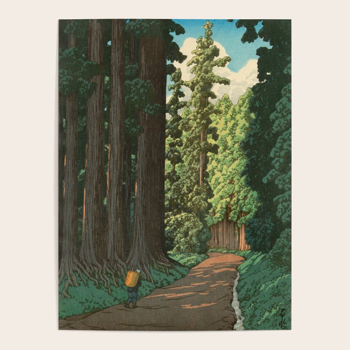 Kawase Hasui: "Road to Nikko" Poster Gallery Image 3