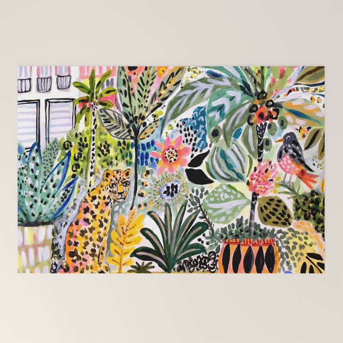 Karen Fields Tiger in the City Welcome Mat Gallery Image 2