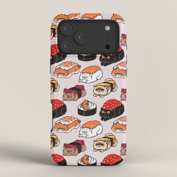 Sushi Persian Cat iPhone Case Gallery Image 4