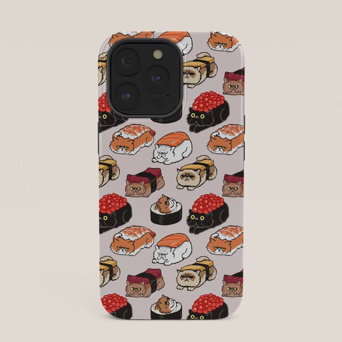 Sushi Persian Cat iPhone Case Gallery Image 35