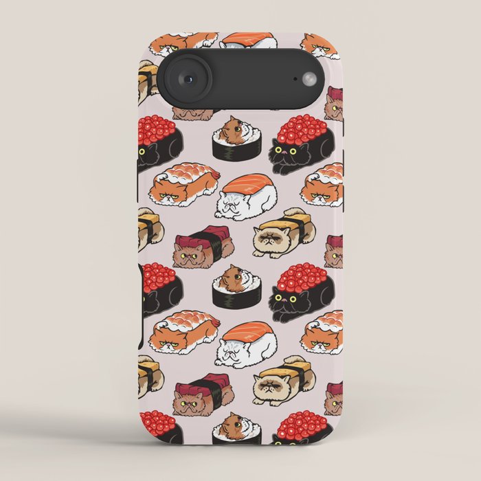 Sushi Persian Cat iPhone Case Gallery Image 2