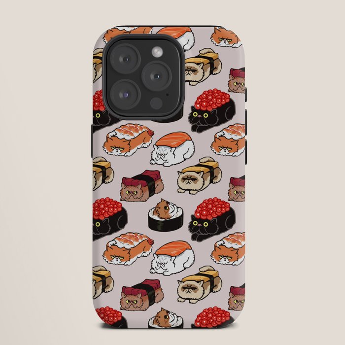 Sushi Persian Cat iPhone Case Gallery Image 11