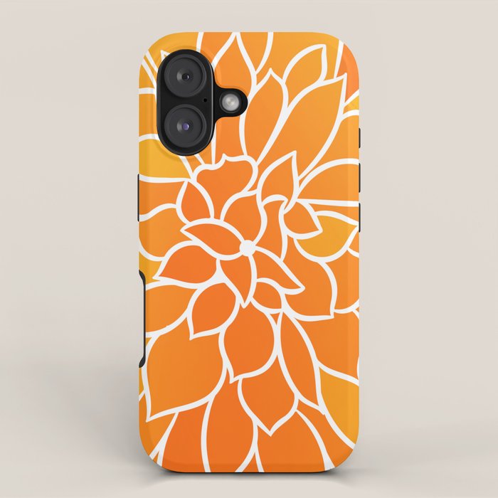 Floral Sunshine Flowery Art iPhone Case Gallery Image 1