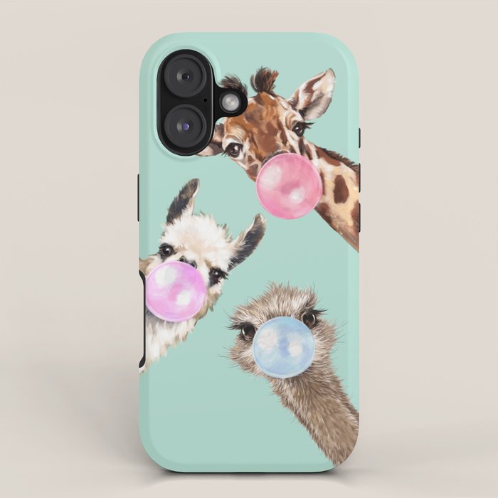 Bubble Gum Gang in Green iPhone Case Gallery Image 1