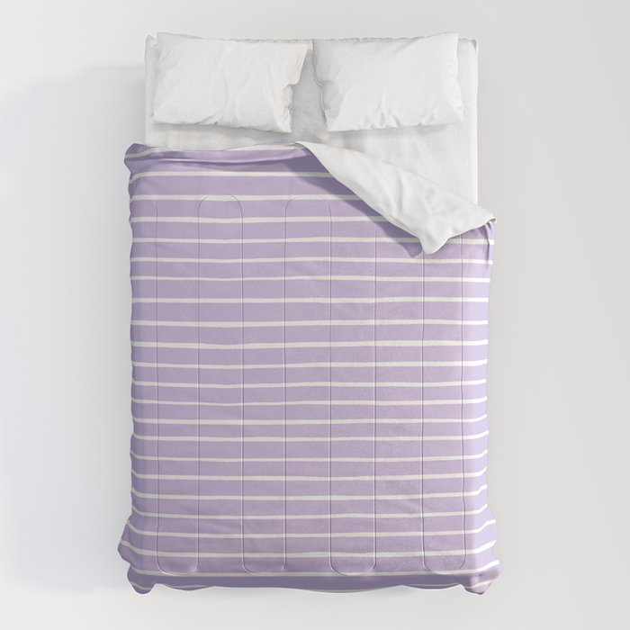 Stripes Lavender Comforter Gallery Image 1