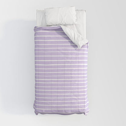 Stripes Lavender Comforter Gallery Image 9