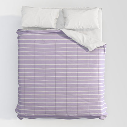 Stripes Lavender Comforter Gallery Image 2