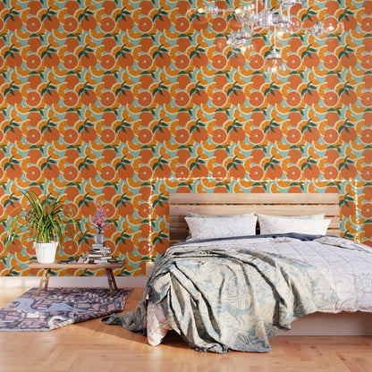 Orange Harvest - Blue Wallpaper Gallery Image 2