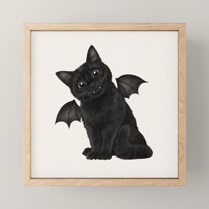 The Dreaded Vampurrr Mini Art Print Gallery Image 1