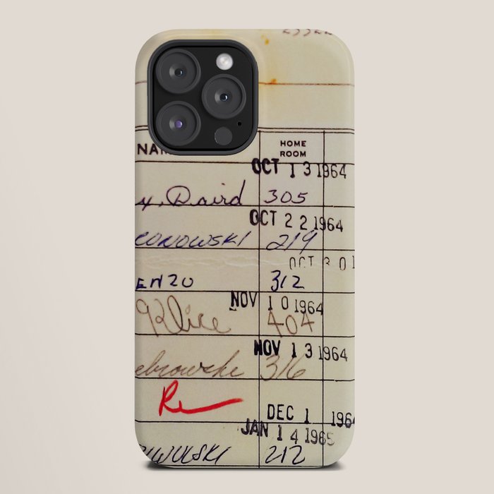 Library Card 23322 iPhone Case Gallery Image 20