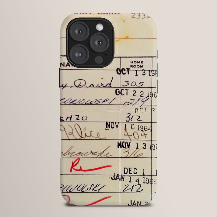Library Card 23322 iPhone Case Gallery Image 16