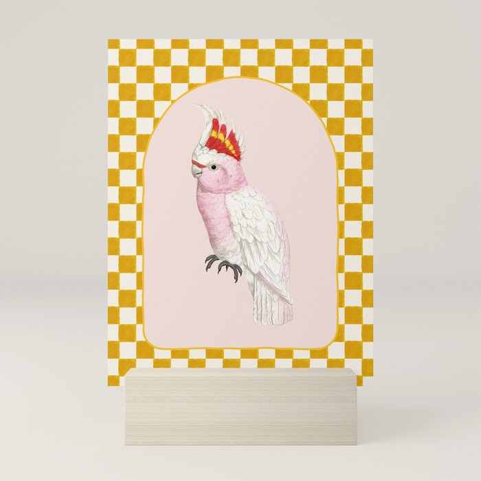 Pink Cockatoo Mini Art Print Gallery Image 5
