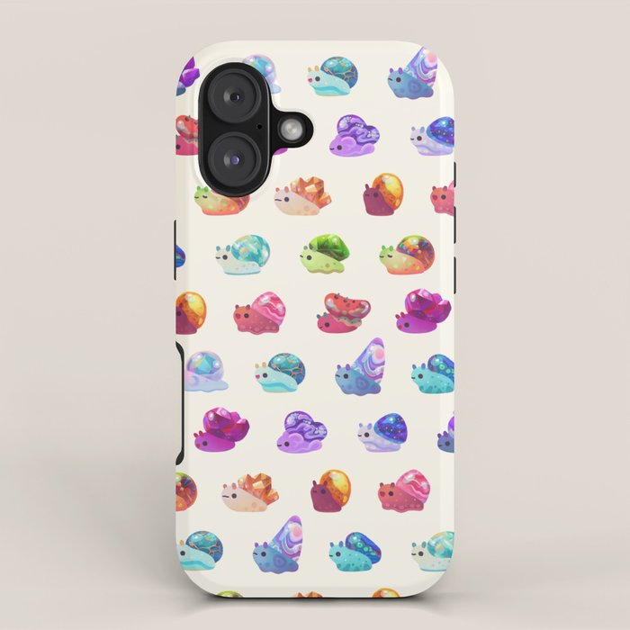Jewel Snail - pastel iPhone Case Gallery Image 1