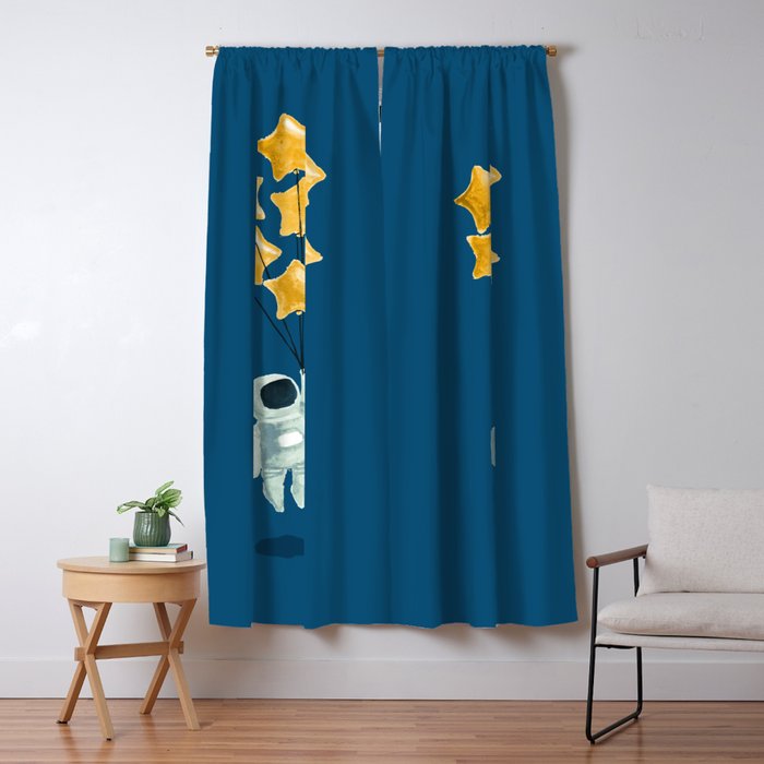 Astronaut's dream Window Curtain Gallery Image 5