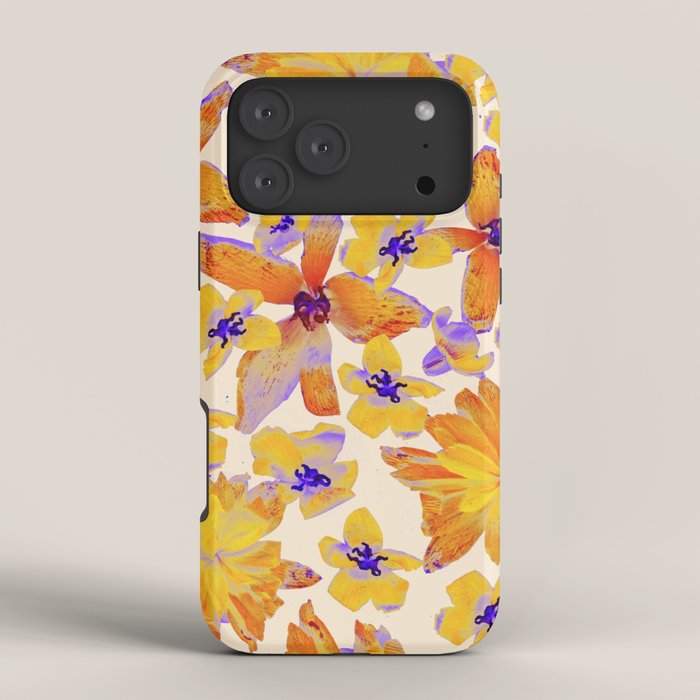 Grandma's Flowers (BEIGE) iPhone Case Gallery Image 4