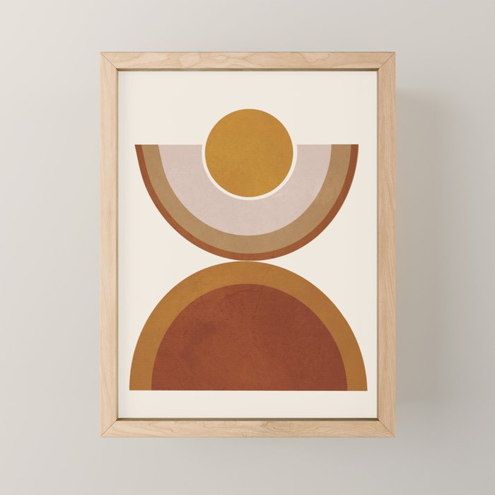 Modern Geometry Mini Art Print Gallery Image 1