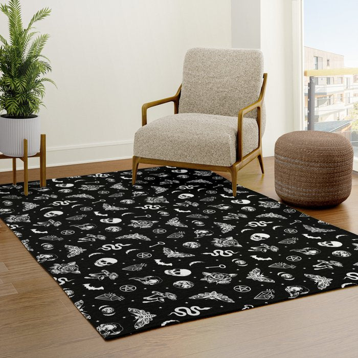 Witchcraft B&W Rug Gallery Image 3