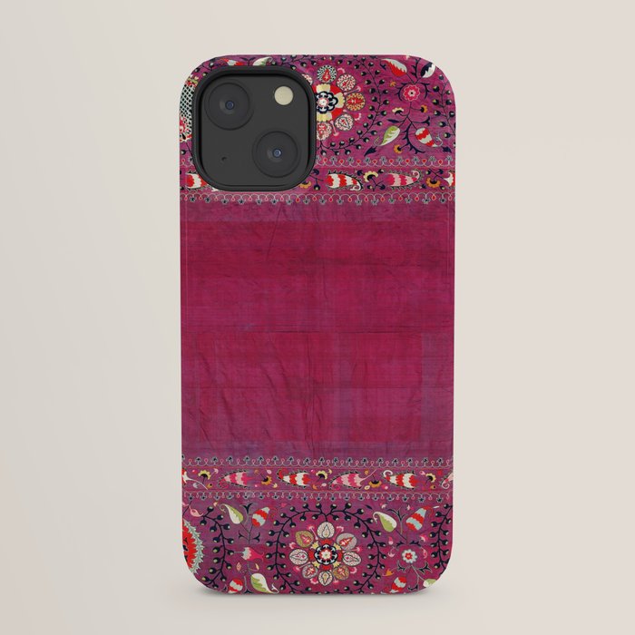 Shakhrisyabz Southwest Uzbekistan Suzani Embroidery Print iPhone Case Gallery Image 29