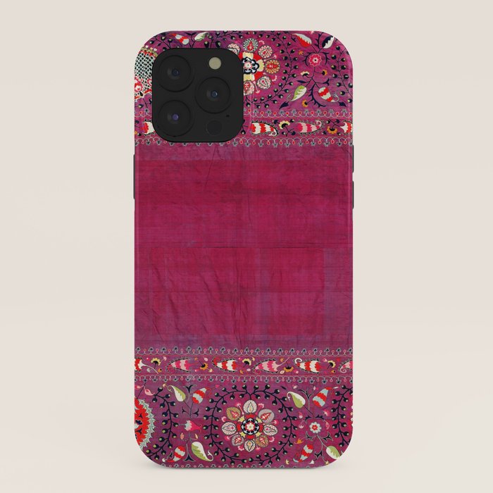 Shakhrisyabz Southwest Uzbekistan Suzani Embroidery Print iPhone Case Gallery Image 40