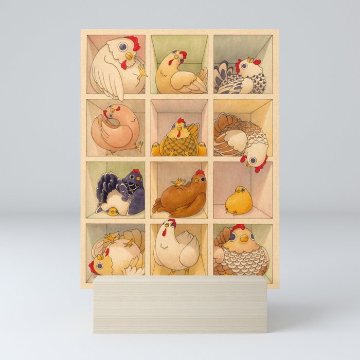 Chicken Coop Mini Art Print Gallery Image 5