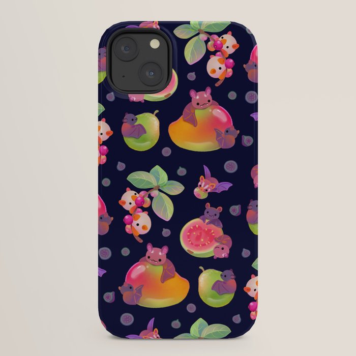 Fruit and bat - dark iPhone Case Gallery Image 30