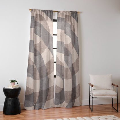 ABSTRACT ALPHABET / Decorative O Window Curtain Gallery Image 14