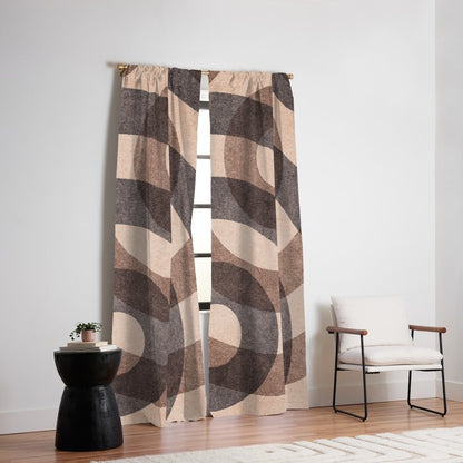 ABSTRACT ALPHABET / Decorative O Window Curtain Gallery Image 6