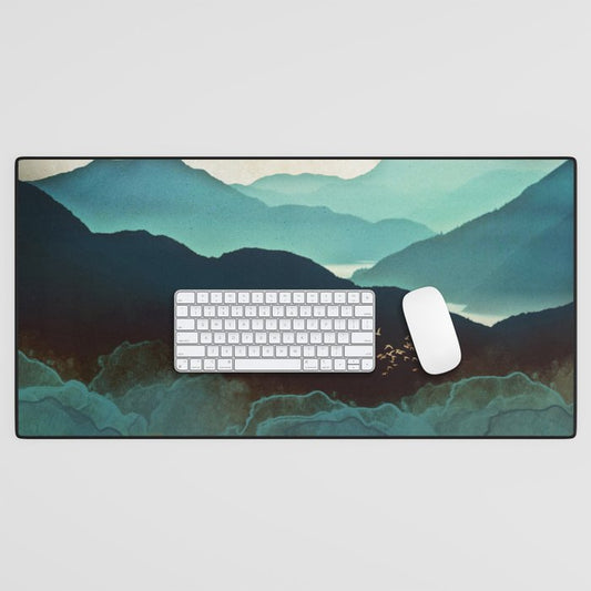 Indigo Mountains Desk Mat Gallery Image 1