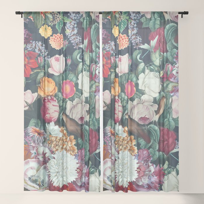 EXOTIC GARDEN - NIGHT XIII Window Curtain Gallery Image 17