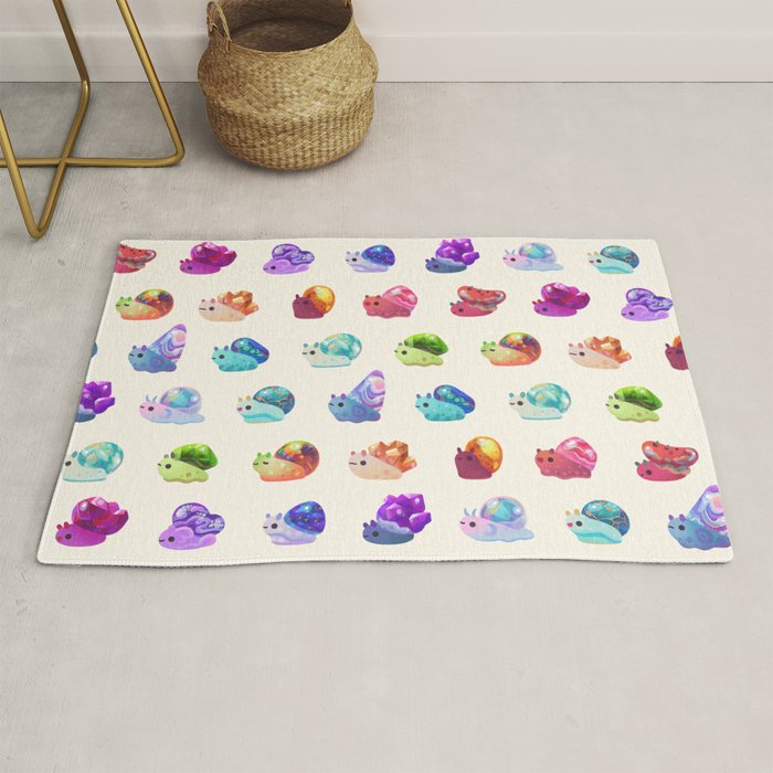 Jewel Snail - pastel Rug Gallery Image 1