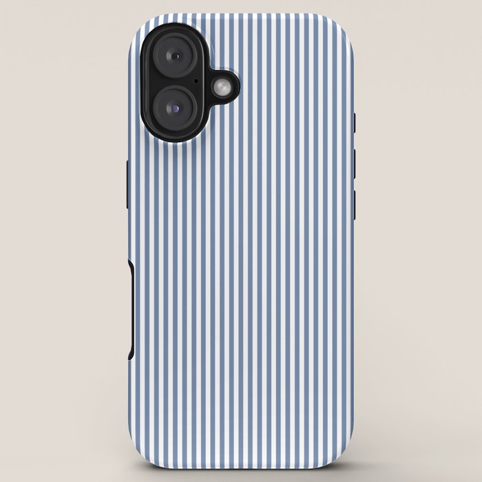 Blue Seersucker Stripe iPhone Case Gallery Image 5