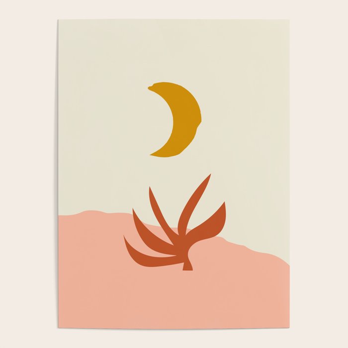 Waxing Crescent Moon Poster Gallery Image 1
