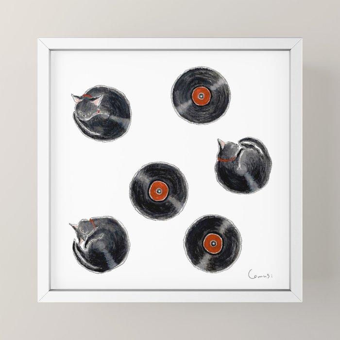 Record Nyanco - Record kitty - Mini Art Print Gallery Image 4
