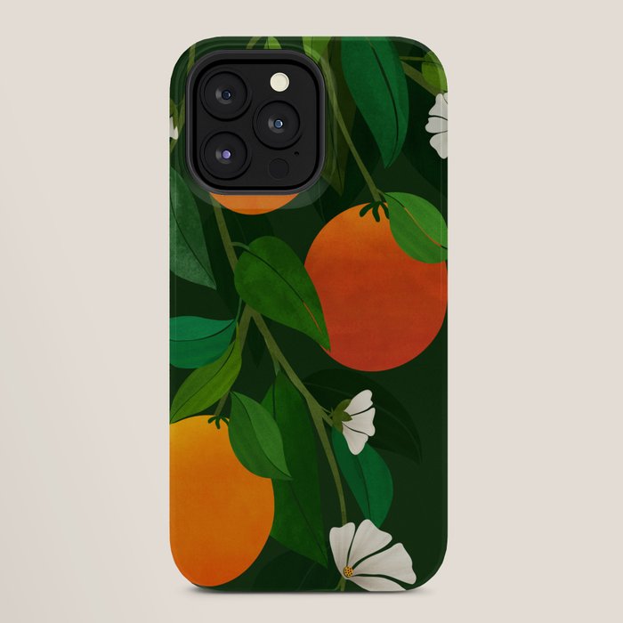 Oranges and Blossoms Botanical Illustration iPhone Case Gallery Image 28