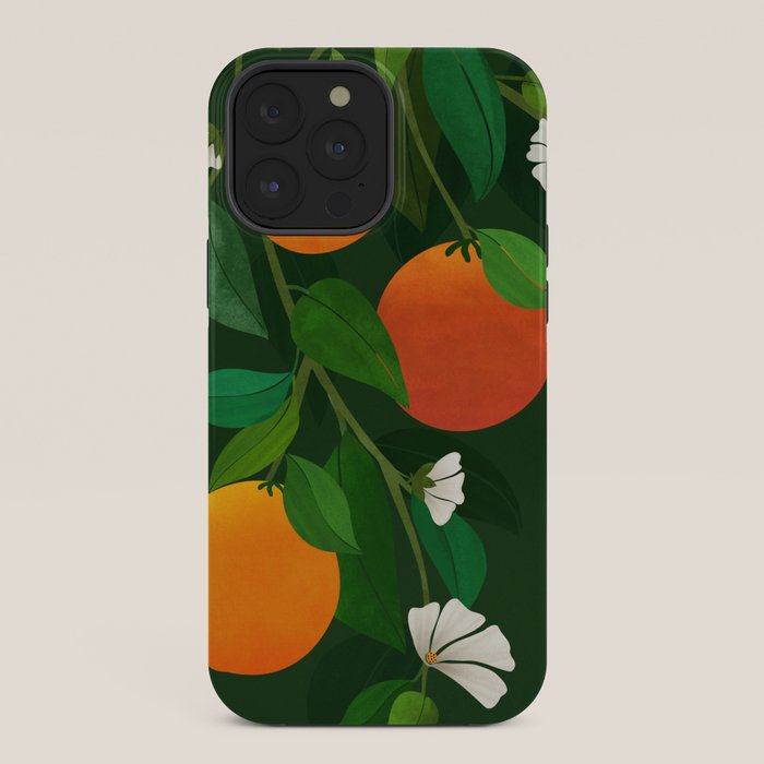 Oranges and Blossoms Botanical Illustration iPhone Case Gallery Image 36
