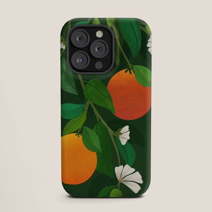 Oranges and Blossoms Botanical Illustration iPhone Case Gallery Image 19